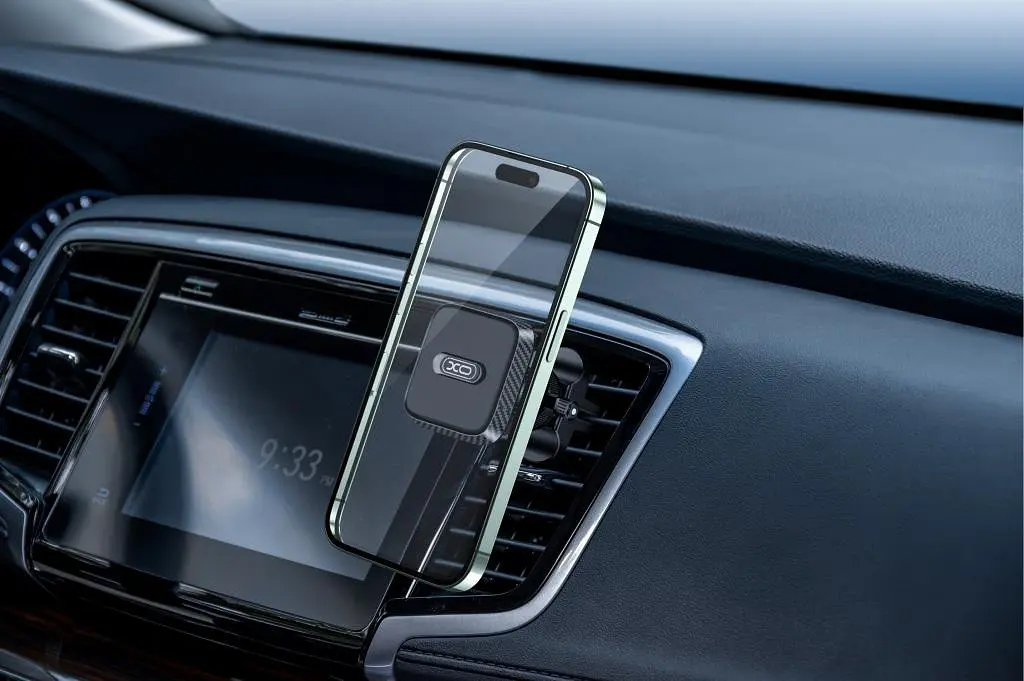 Автодержатель XO C123 Air Vent Car Holder Square Magnetic Bracket черный (7109733) - фото 2