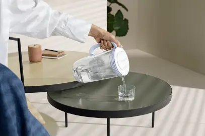 Фільтр-глечик Brita ONE LED MXpro скляний синій (1061076) - фото 7