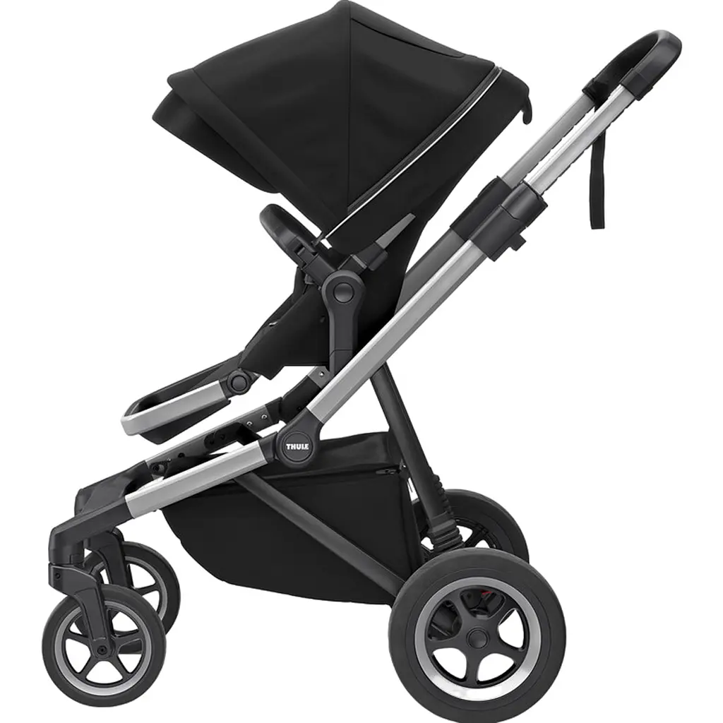 Детская коляска Thule Sleek Aluminum/Midnight Black [11000002] [107618] - фото 2