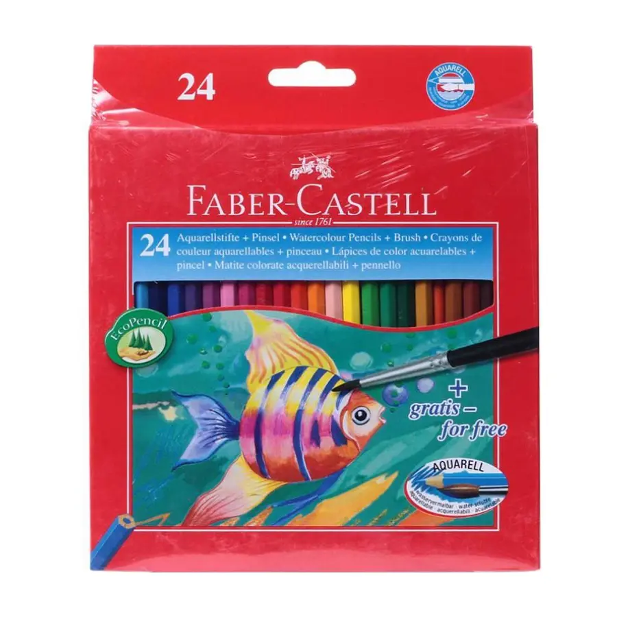 Акварельні олівці Art Grip 24 кол. Faber-Castell (4005401144250) - фото 3