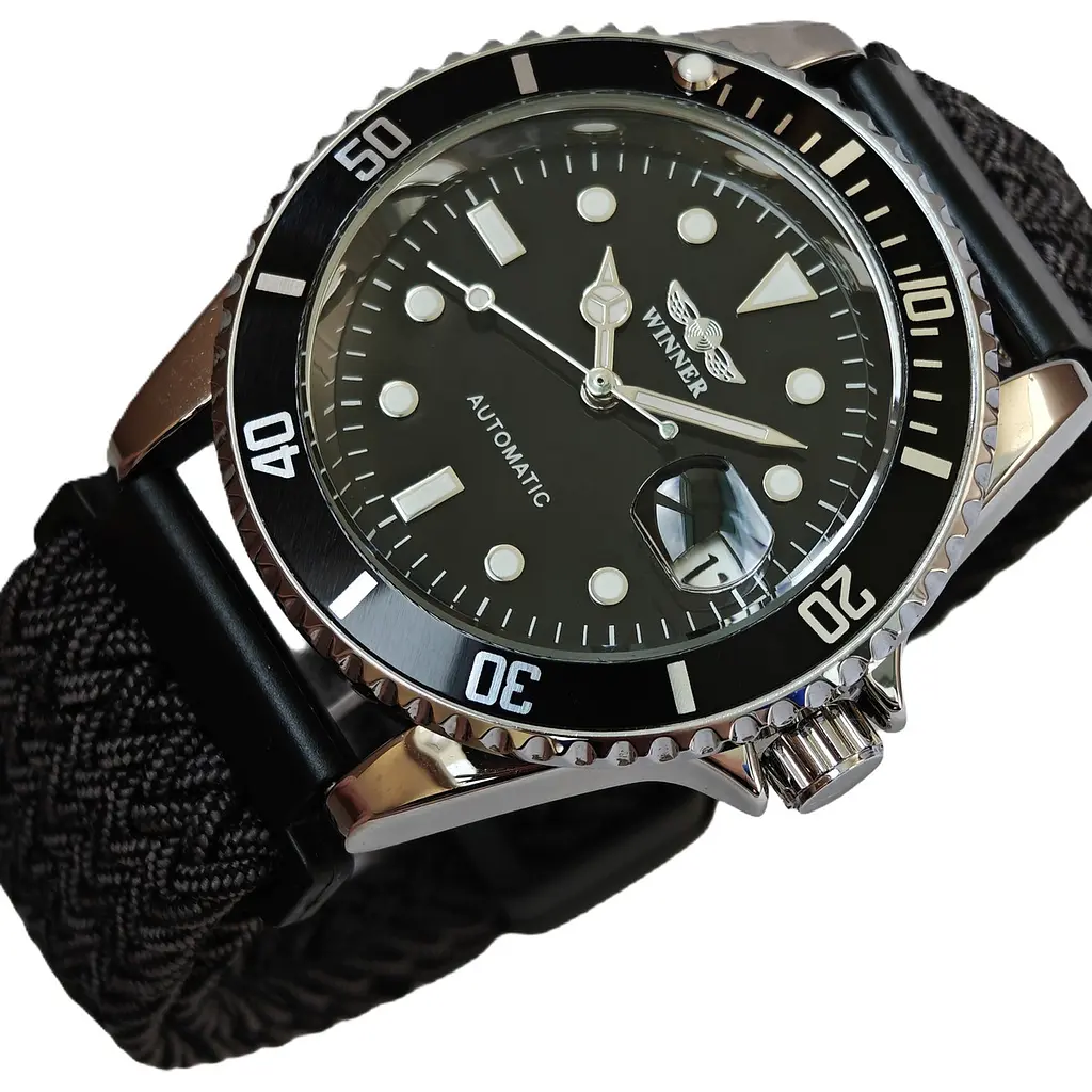 Годинник Winner Basel Nylon, 2 ремешка - фото 7