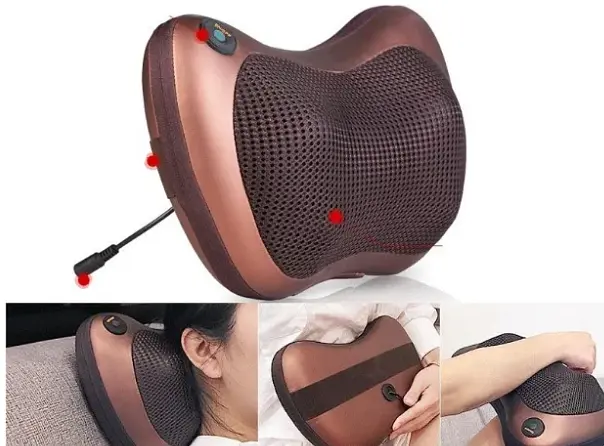 Роликовий масажер VigohA для спини та шиї Massage pillow - фото 10