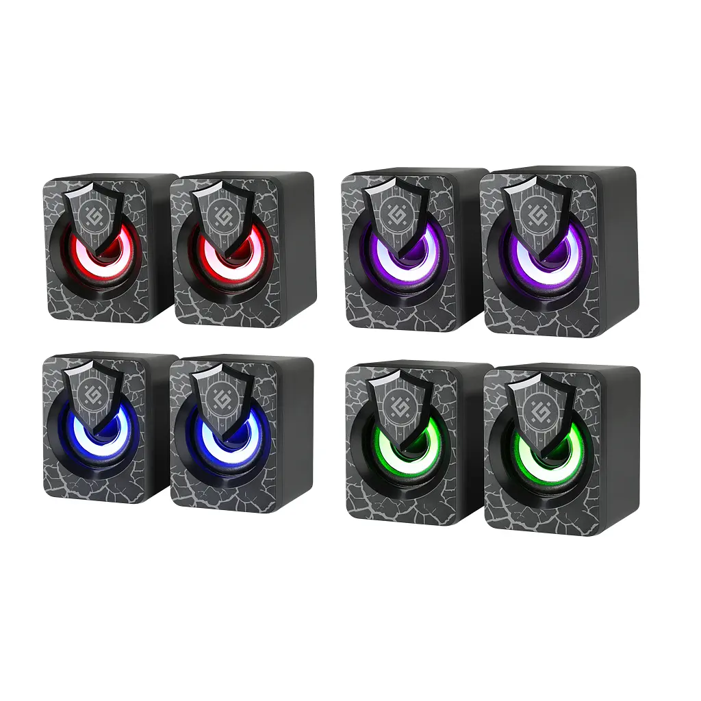 Акустична система Defender Onyx Led USB, чорна (65038) - фото 6