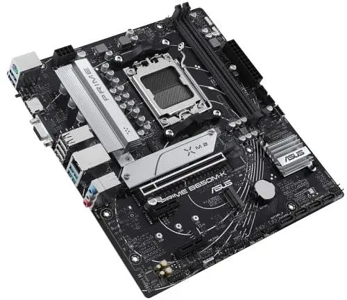 Материнська плата AM5 Asus PRIME B650M-K, B650, 2xDDR5, Int.Video (CPU), 4xSATA3, 2xM.2, 1xPCI-E 4.0 x16, 2xPCI-E 4.0 x1, Realtek 7.1, Realtek 2.5Gb, 6xUSB3.2/6xUSB2.0, VGA/HDMI, MicroATX - фото 5