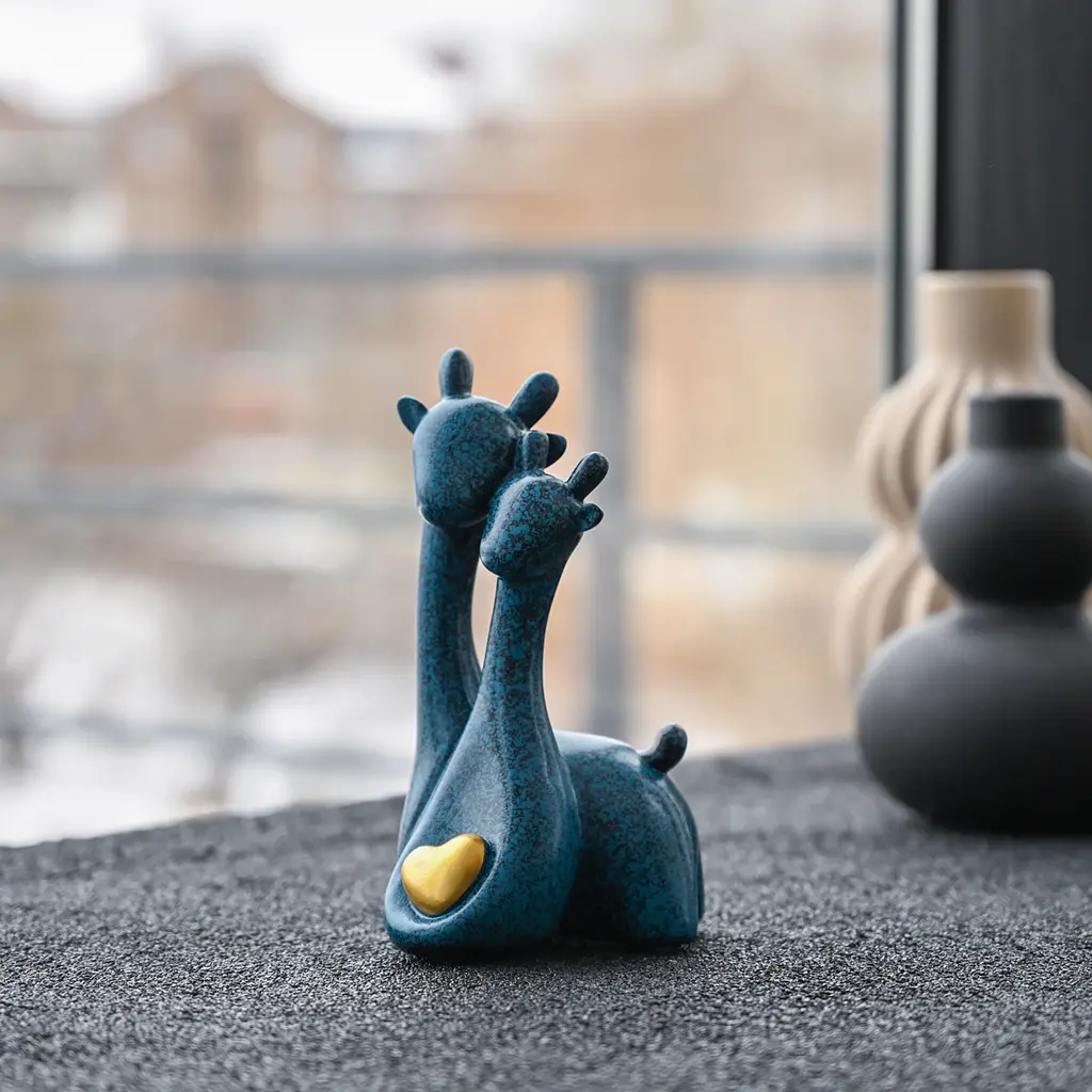 Декоративна статуетка MBM My Home Жирафи синя (DH-ST-20 BLUE) - фото 6