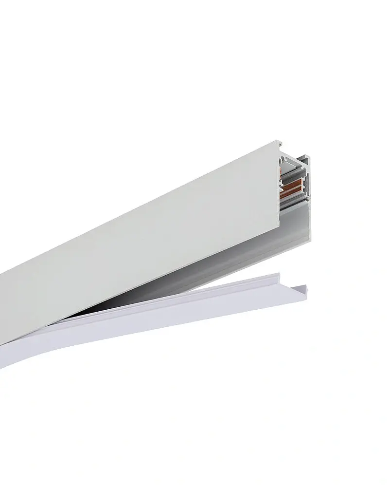 Магнітний шинопровід накладний Nowodvorski 11627 LVM Track 2m IP20 білий - фото 4