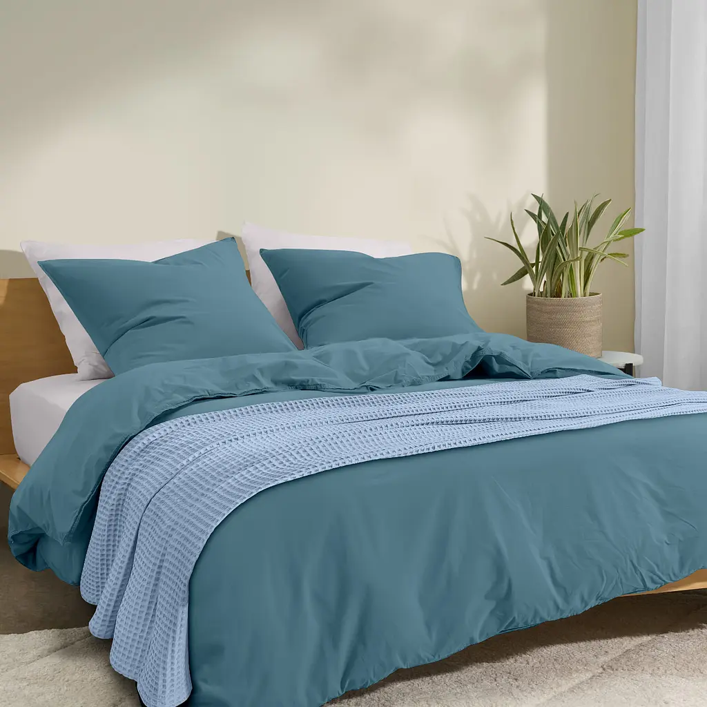Плед покривало Cosas Skyey Greek Waffle 240х260 см вафельне (Blanket_41Skyey_GreekWaffle_240x260) - фото 5