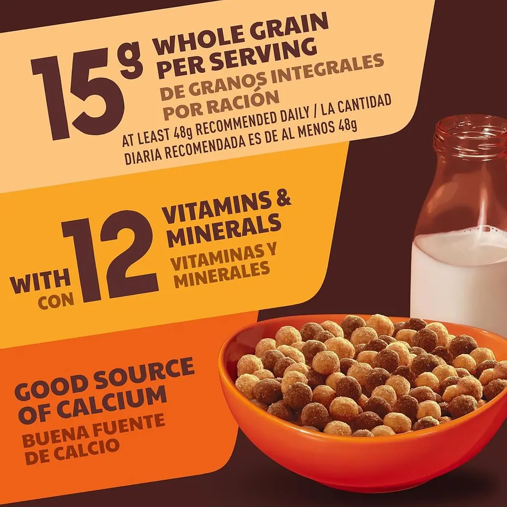Сухий сніданок General Mills Reese's Puffs Dark Chocolate 558г - фото 5