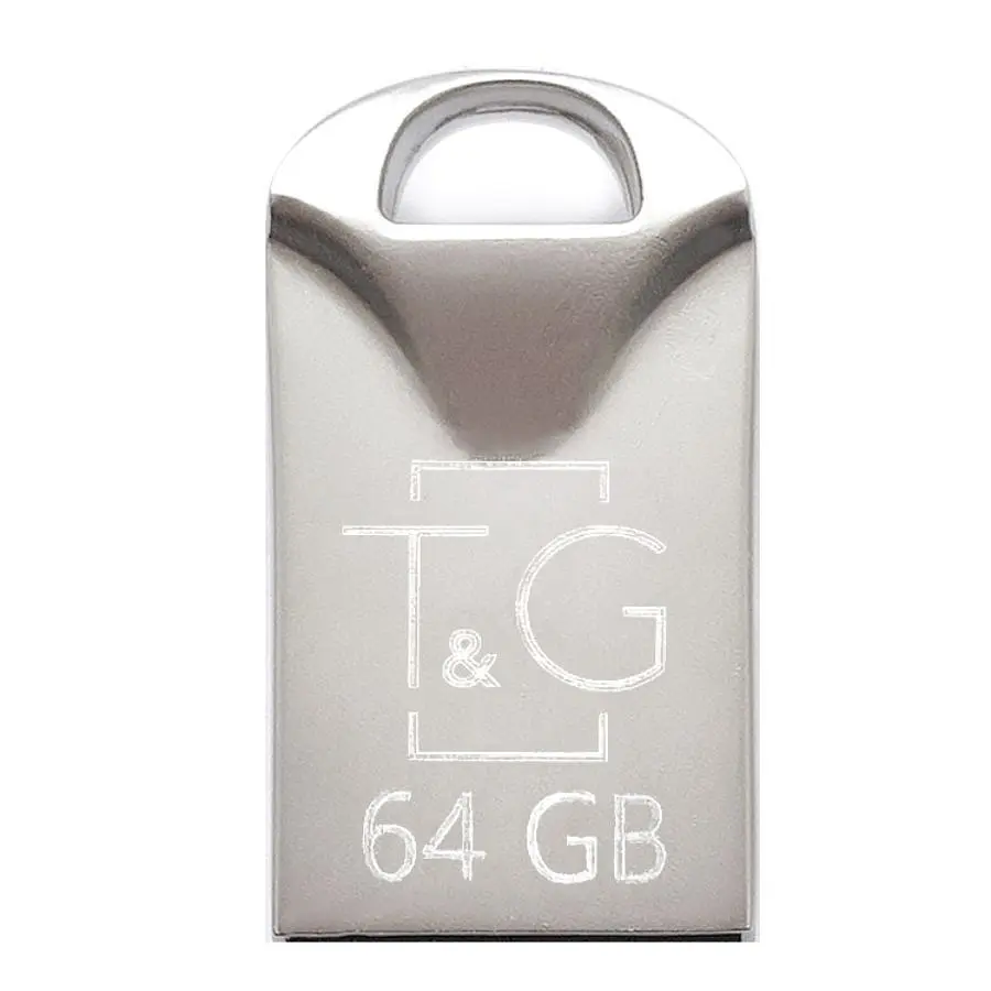 Флеш-накопичувач USB 64GB T&G 106 Metal Series Silver (TG106-64G) - фото 2
