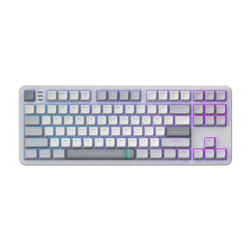Клавіатура Dark Project ALU87 Daylight ABS RGB Mech G3MS Zircon White/Grey (DPKB_DAYLIGHT_87_ANSI_UA) - фото 3
