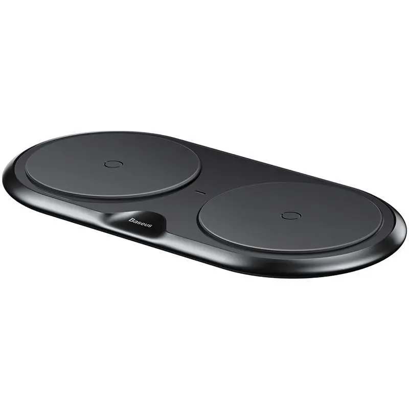 Бездротовий зарядний пристрій Baseus Dual Wireless Charger WXXHJ-A01 Black - фото 6