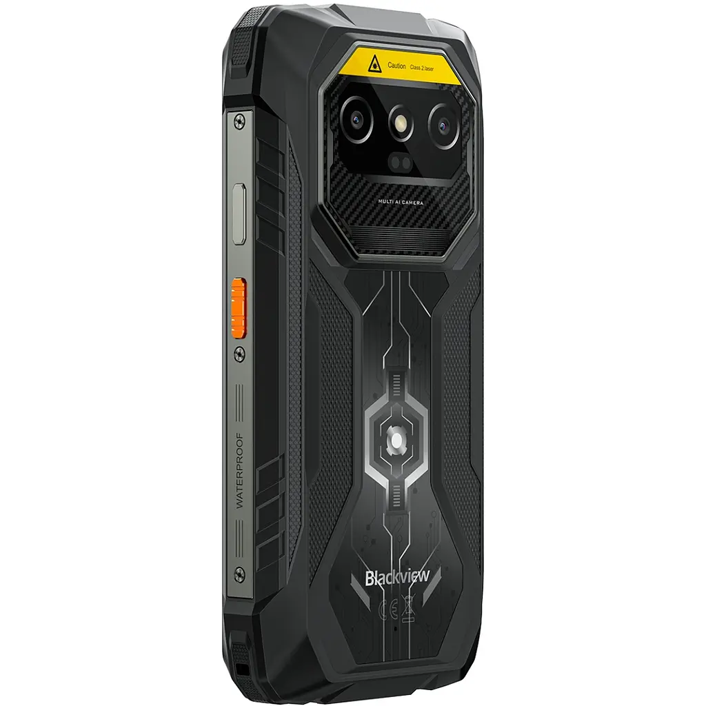 Смартфон Blackview ROCK 1 Pro 6.56" HD+ /8GB/256GB/ G81 /15000mAh / 20+16Мп / 2D Scaner /IP69K/Black - фото 7