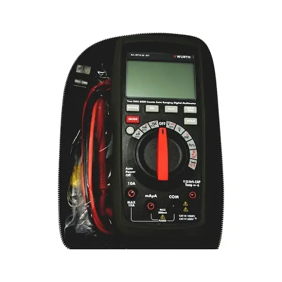 Мультиметр цифровий Wurth TRMS 6000 P40, 1000V (071553371) - фото 6