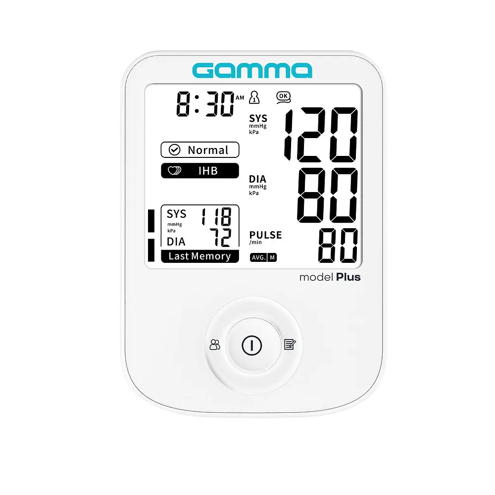 Автоматичний тонометр GAMMA Plus Type-C + Термометр Thermo Zoom (CO004265) - фото 6