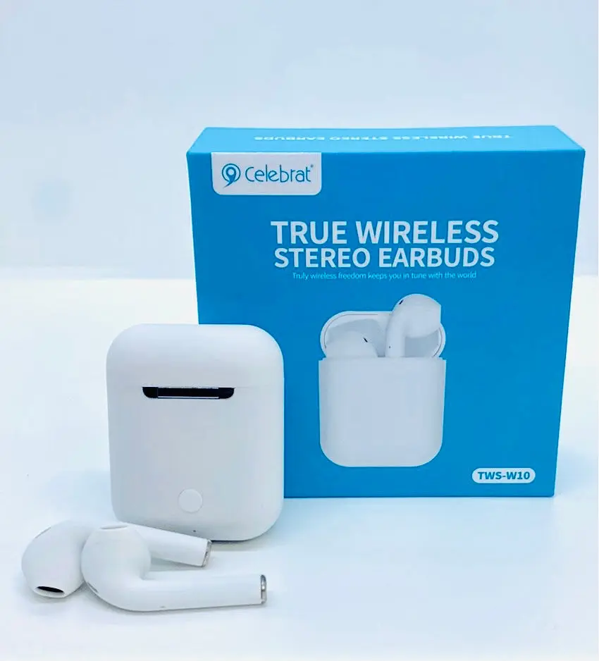 Bluetooth Стерео Гарнітура Celebrat TWS-W10 Білий - фото 2