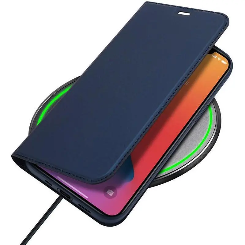 Чохол-книжка Dux Ducis з кишенею для візиток для Apple iPhone 13 Pro Max (6.7) Синій - фото 4