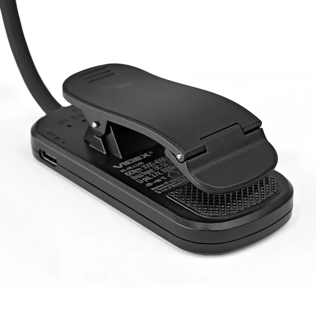 LED світильник акумуляторний для читання Videx VL-NL134B Black (29269-000) - фото 11