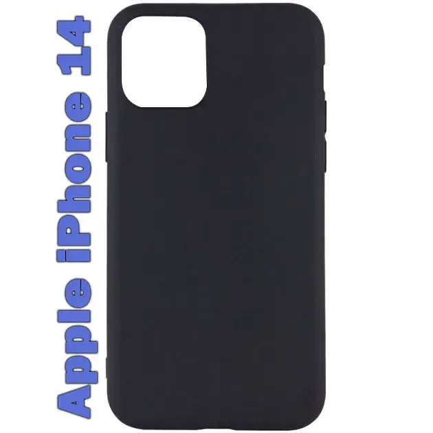 Силіконовий чохол BeCover для Apple iPhone 14 Black (708107) - фото 2