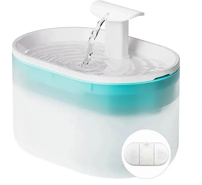 Фонтан для кота Petrust TK-WF002 2,1 л з фільтром, Білий