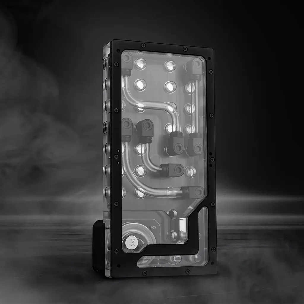 Резервуар для СРО Ekwb EK-QuantumX Loophole Distroplate D5 PWM - Black (3831109908440) (3831109908440) - фото 12