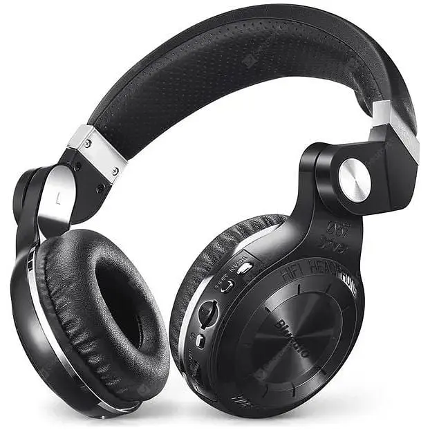 Бездротові навушники Bluedio T2 Plus Bluetooth із вбудованим радіо Чорні - фото 6
