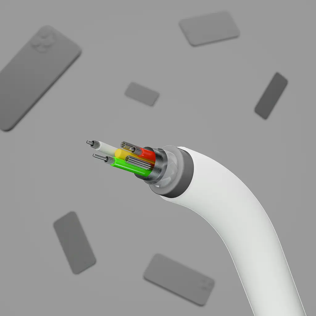 Кабель Belkin USB-A > Lightning зарядка/синхронизация 1м, силиконовый с клипсой, белый teh0013625 - фото 7