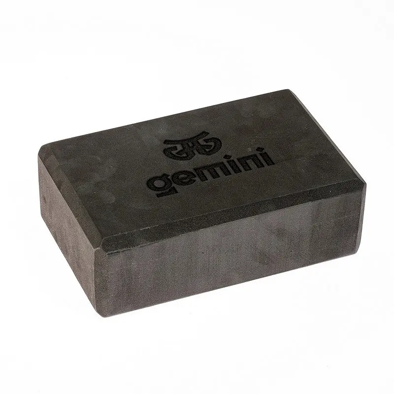 Блок для йоги Gemini Sport GВ001-BK 23х15х7,5 см, чорний - фото 2