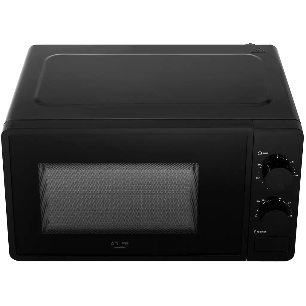 Микроволновая печь Adler AD 6206 20л/ 700Вт/ мех.управл./ откр.кнопкой/ черная - фото 2