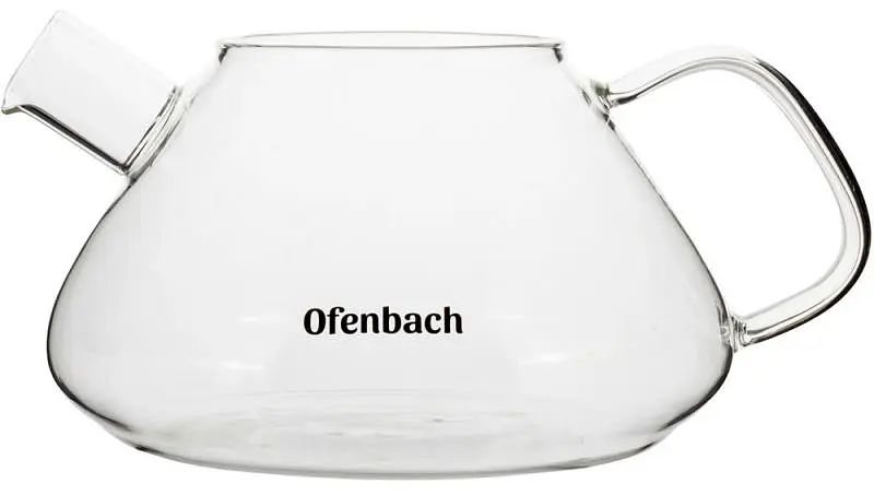 Чайник стеклянный заварочный со съемным ситечком (0616m) Ofenbach 700 мл kuh0006761 - фото 4