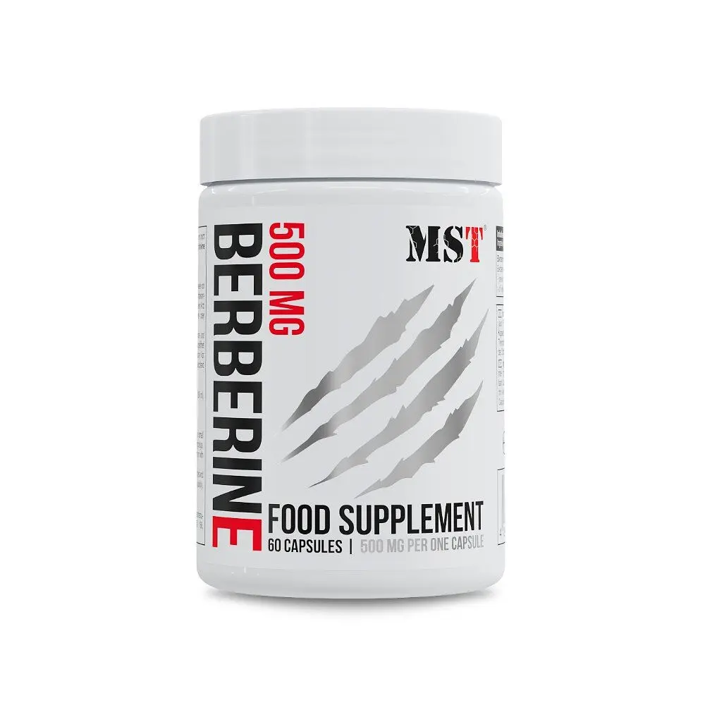 Берберин MST Nutrition Berberine 500 mg, 60 капсул