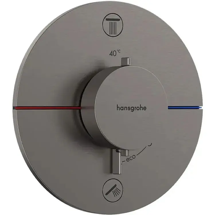 Термостат для душу Hansgrohe ShowerSelect Comfort S brushed black chrome 15554340