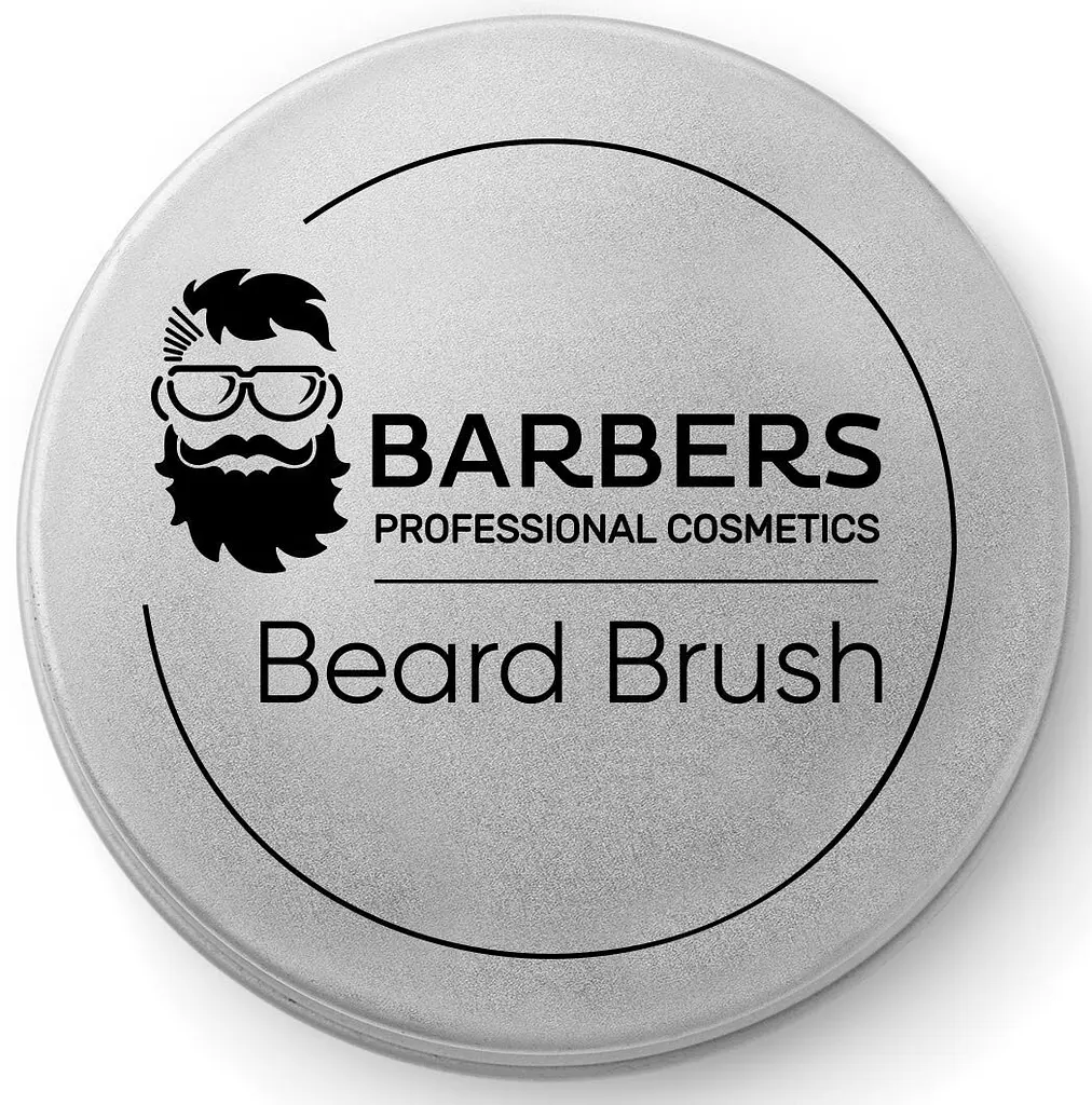 Щітка для бороди Barbers Round Beard Brush - фото 5