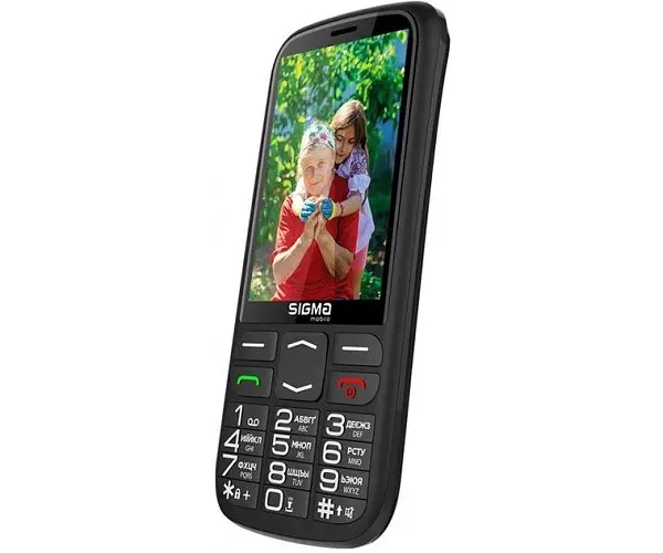 Телефон Sigma Comfort 50 CF211 Optima Type-C чорний (4827798122310) - фото 3