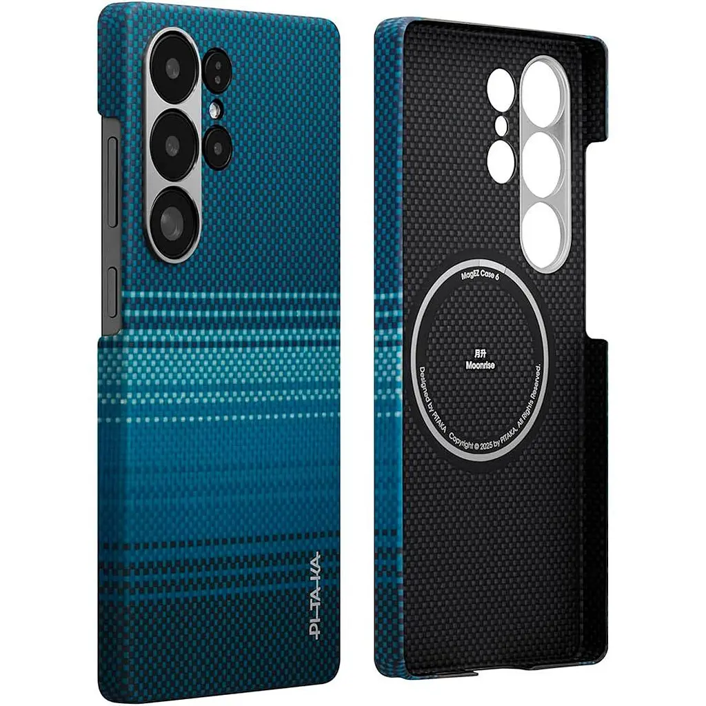 Чохол Pitaka Tactile Woven MagEZ для Samsung Galaxy S25 Ultra Moonrise (KS2502U) [135431] - фото 4