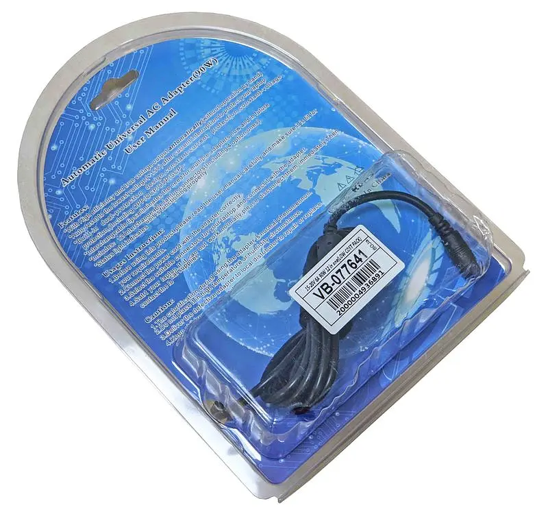 Блок живлення для ноутбука 90W 15-20V 6A з 12 насадками - фото 2