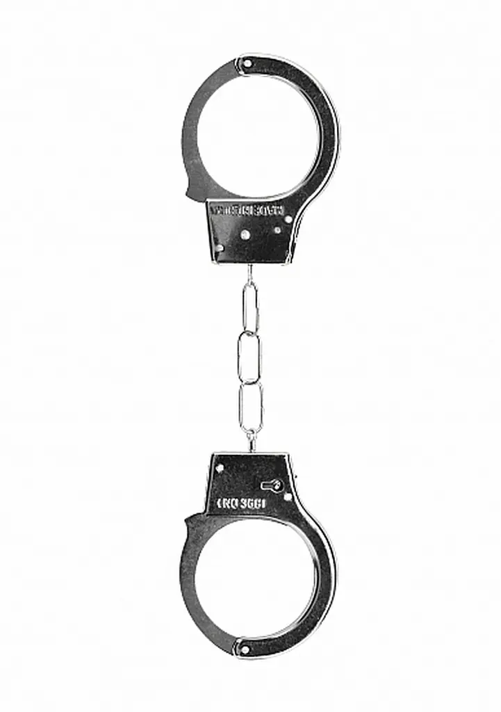 Металеві наручники Ouch! Beginner's Handcuffs срібного кольору - фото 5