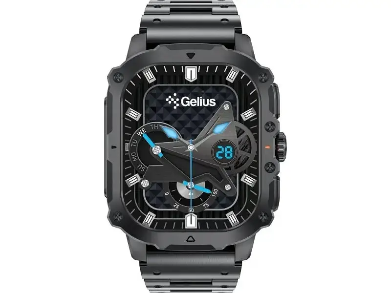 Смарт-годинник Gelius Pro GP-SW016 (Tactical Heavy) Black Chrome - фото 7