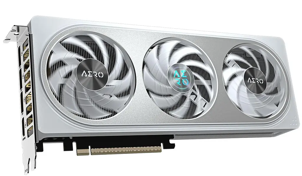 Видеокарта Gigabyte RTX 5060 Ti 16G AERO OC (GV-N506TAERO OC-16GD) (GDDR7, 128 bit, PCI-E v5.0 x8) - фото 4