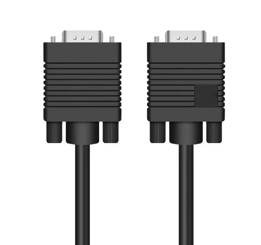 Кабель Prologix VGA - VGA (M/M), HD15M/HD15M (3+9С), 5 м, Чорний (PR-VGA-VGA-P-06-28-5m) - фото 2