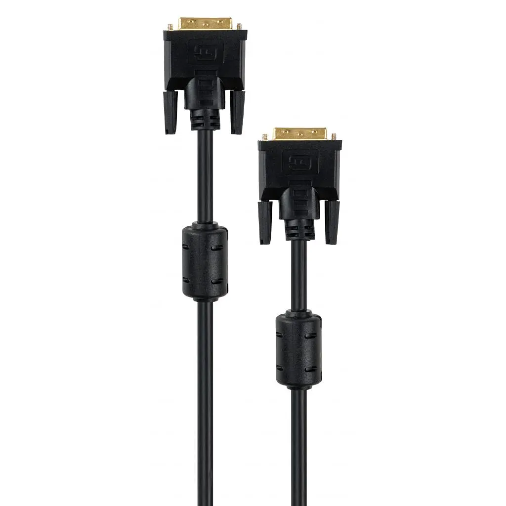 Кабель мультимедійний DVI M to DVI M 1.8m 24+1pin Vinga (VCPDCDVIMM1.8BK) - фото 3