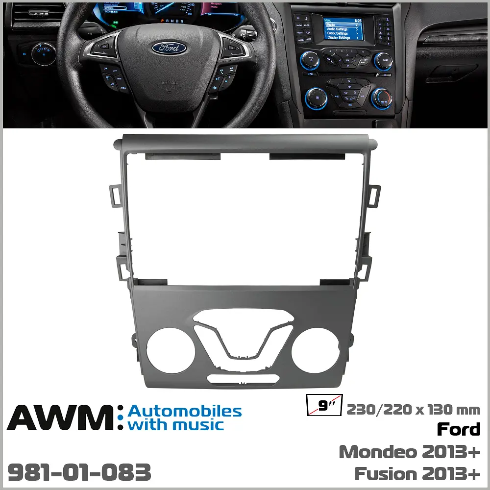 Переходная рамка Ford Mondeo, Fusion AWM 981-01-083 - фото 5