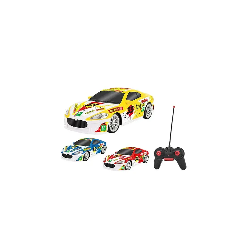 Радіокерована іграшка SPIDKO Sports car зі світлом 116, жовтий (40997/2) - фото 2