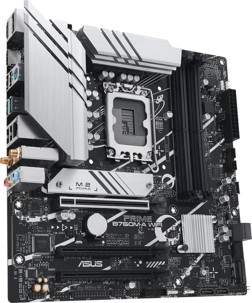 Материнська плата Asus B760M-A Prime Wi-Fi LGA 1700 (PRIME B760M-A WIFI) Б/В - фото 2