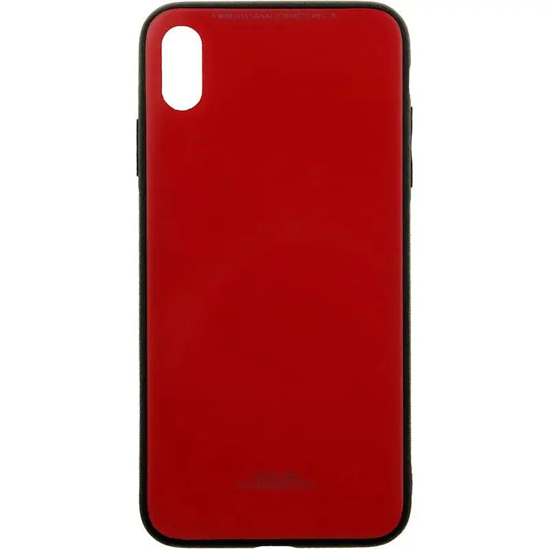 Чохол-накладка Toto Pure Glass Case Apple iPhone XS Max Red - фото 3