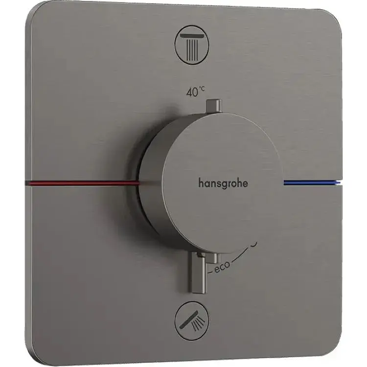Термостат для душу Hansgrohe ShowerSelect Comfort Q brushed black chrome 15583340