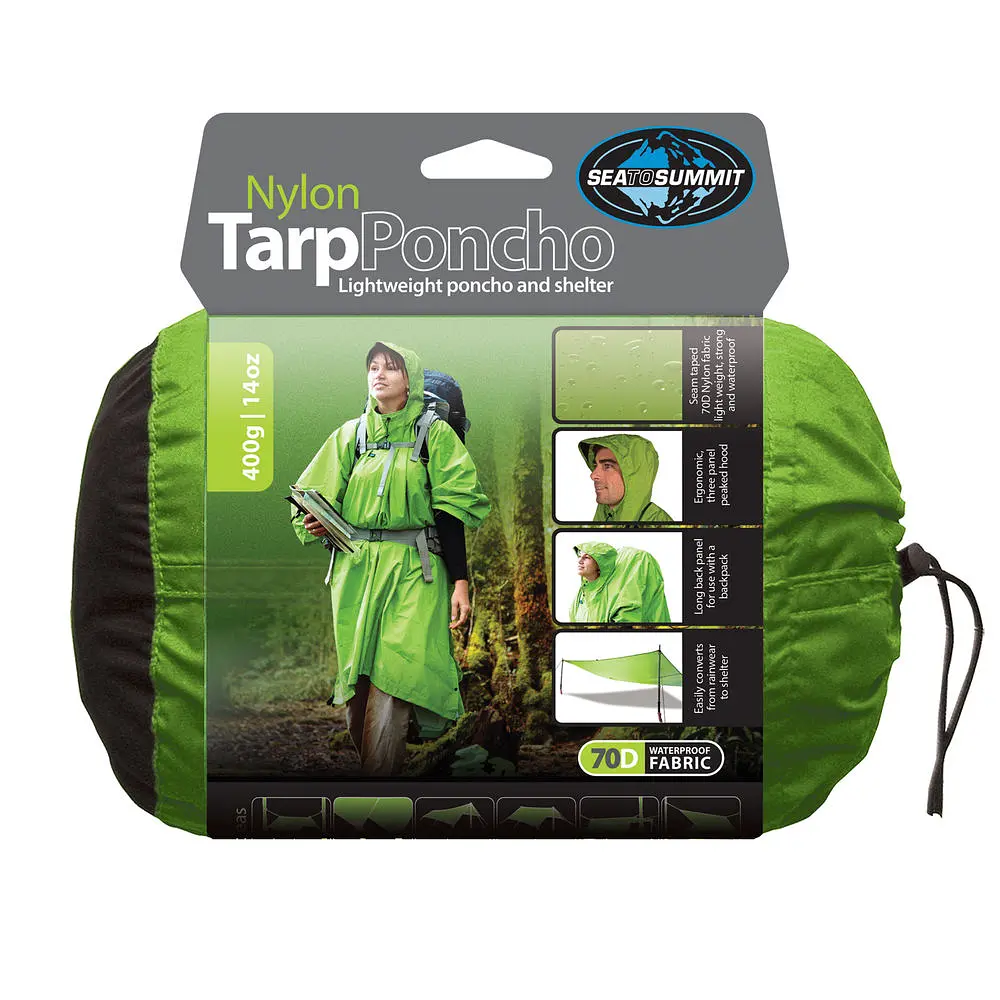 Пончо Sea To Summit Tarp Poncho Зелений - фото 2
