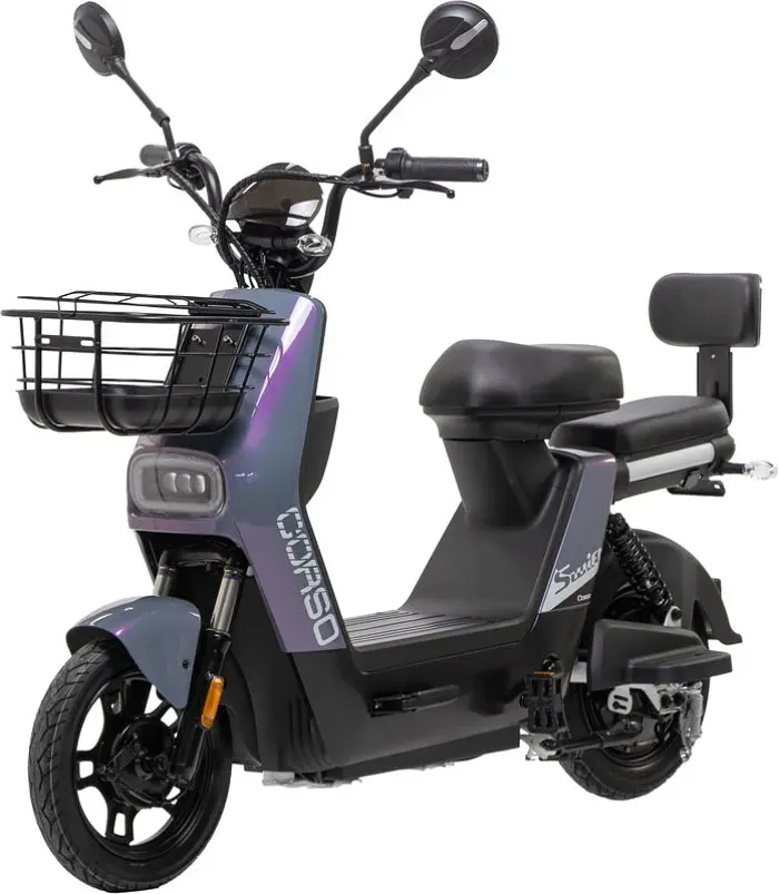 Электроскутер Двухместный Corso Swift SW (500W/60V/20Ah) Фиолетовый - фото 2