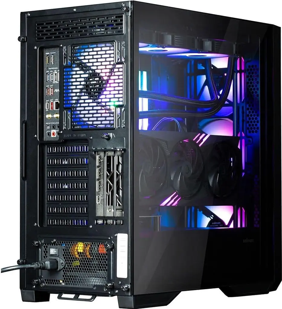 Корпус Zalman Z9 Iceberg MS Tempered Glass без БЖ Black (Z9ICEBERGMSBLACK) Без БП - фото 8