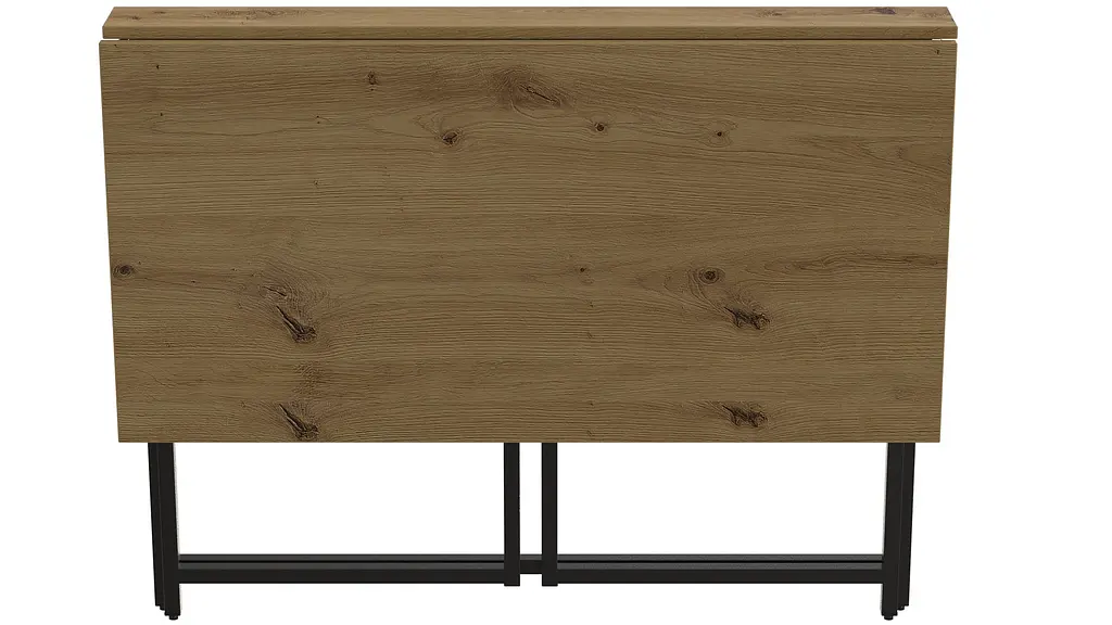 Стол раскладной Морис Ferrum-decor 750x1000x600 Черный металл ДСП Дуб Артизан 16 мм (FRD-104674) - фото 8