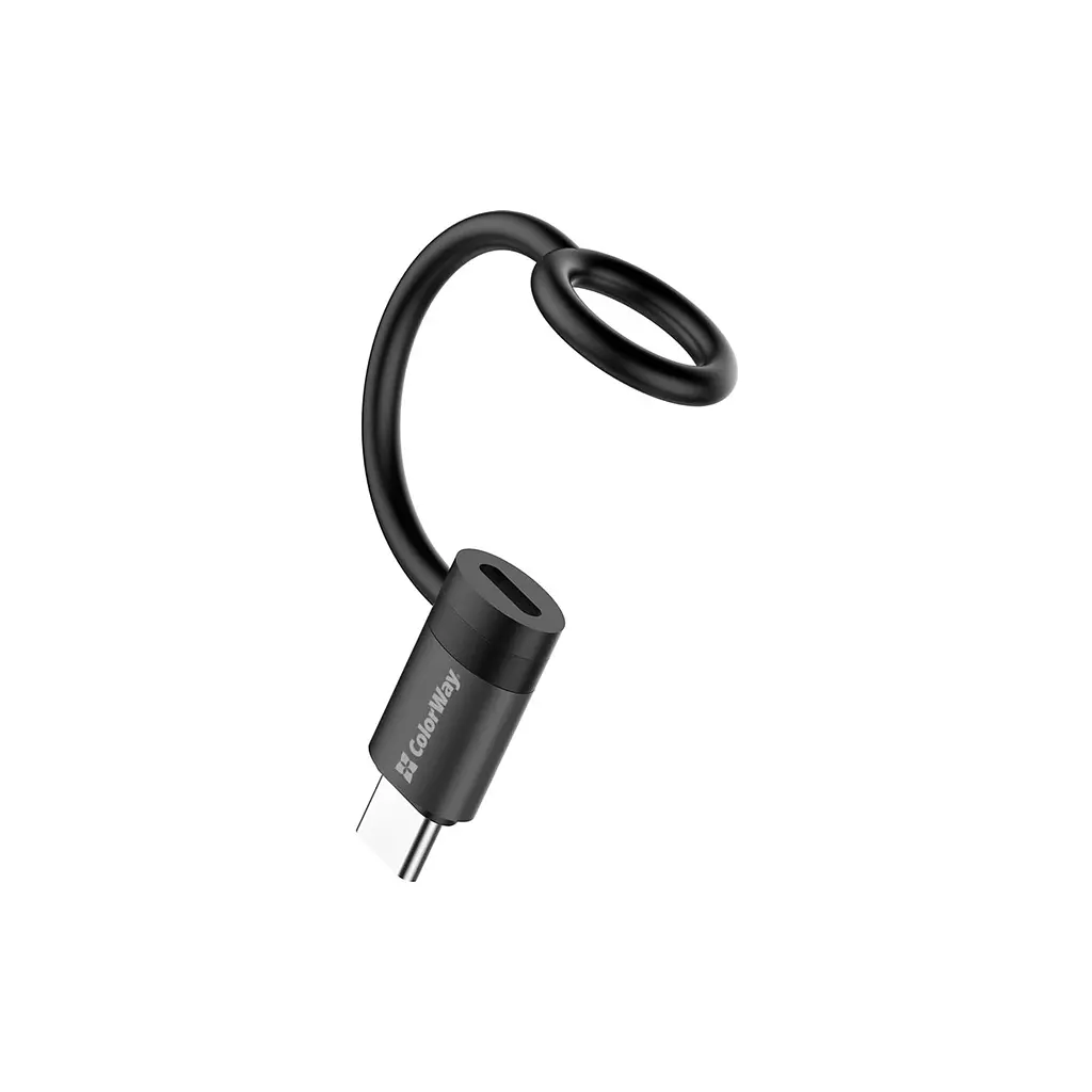 Перехідник Lightning F to USB-C M black ColorWay (CW-AD-CL2) - фото 2